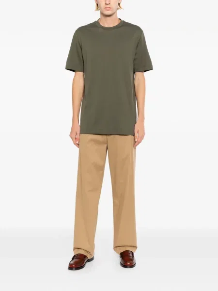 Tricou Brioni cu decolteu rotund verde