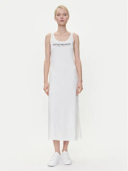Повседневное платье Emporio Armani Underwear белое