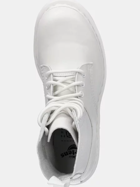 Кожаные ботинки Mm6 Maison Margiela на платформе белые