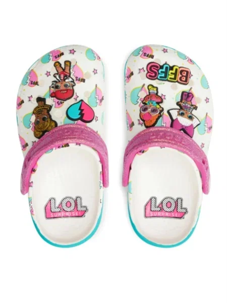 Детские сабо Crocs белые