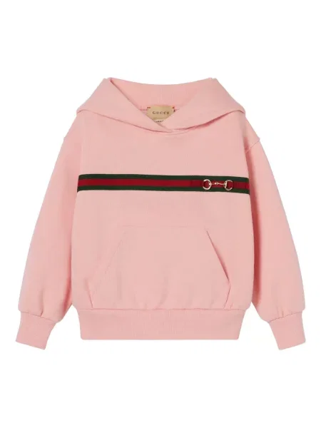 Dětska mikina s kapucí Gucci růžová