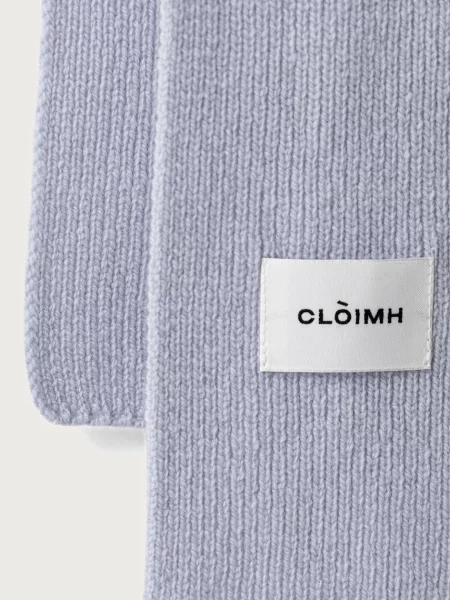 Cloimh шал дамски от вълна синьо