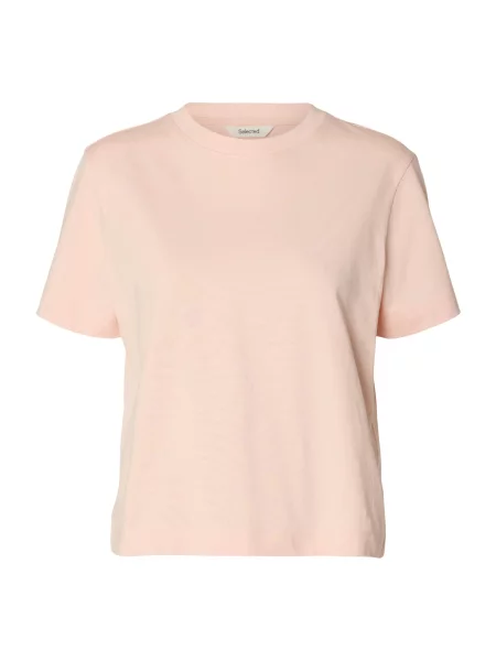 SELECTED Tricou SLFEssential' roz