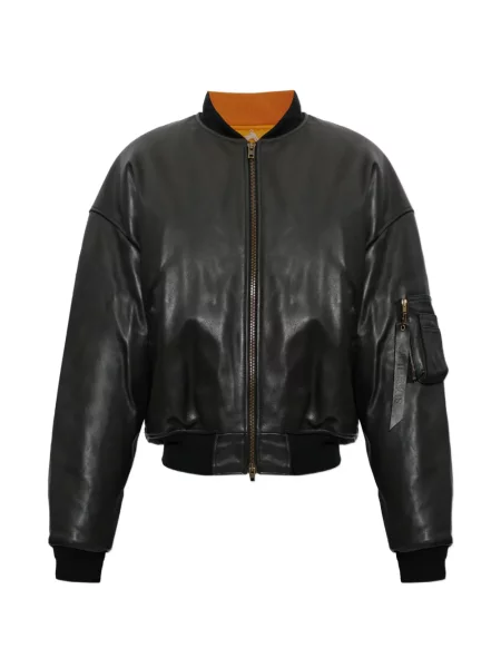 Geanta de piele Vetements negru