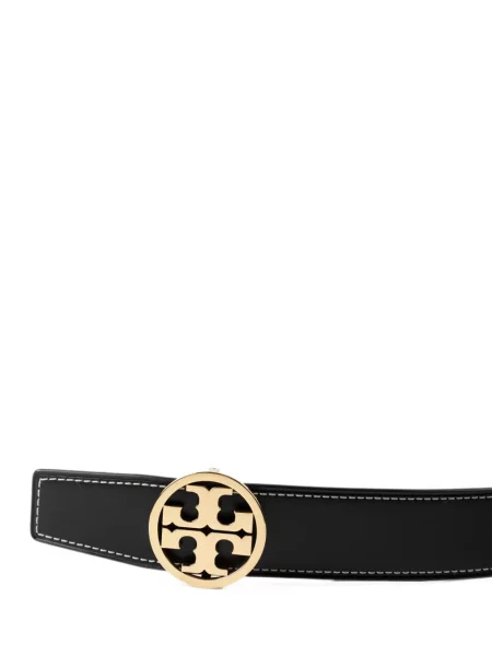 Cu centură reversibil curea Tory Burch din piele negru