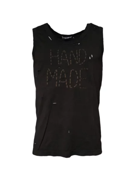 Cămașă Dolce & Gabbana cu broderie negru