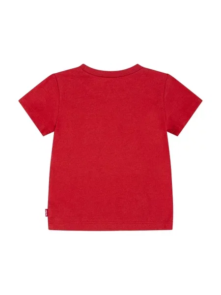 Levi's tričko LOGO CHAMBRAY APPLIQUE TEE červené