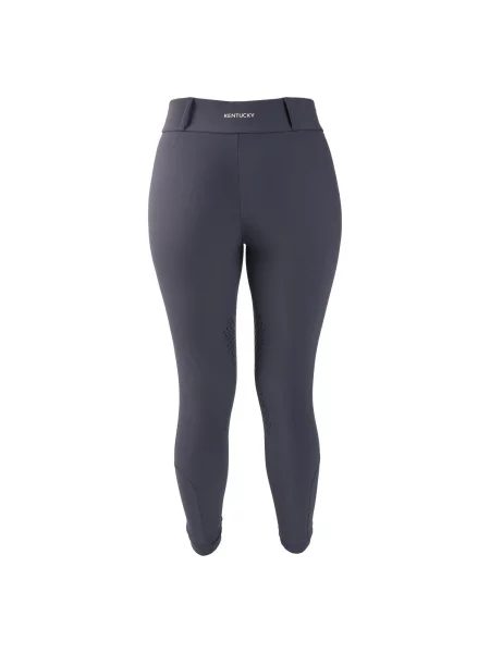 Legginsy jeździeckie z gripem na kolanach dla kobiet Kentucky Horsewear Classic niebieskie