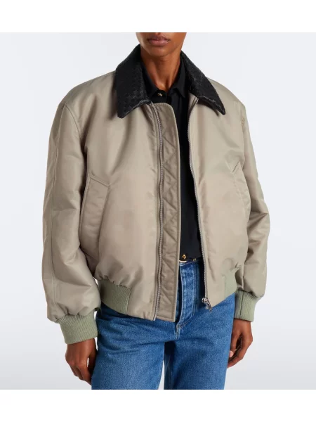 Geanta de piele Bottega Veneta verde