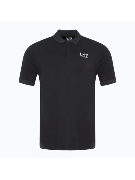 Férfi póló Emporio Armani Train 7 Lines Polo black Train 7 Lines Polo fekete
