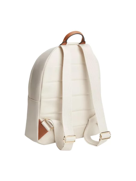 Tommy Hilfiger Plecak Popette Dome Backpack Écru beżowy