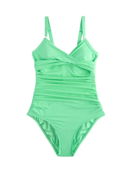 Next Costum de baie întreg deschis verde