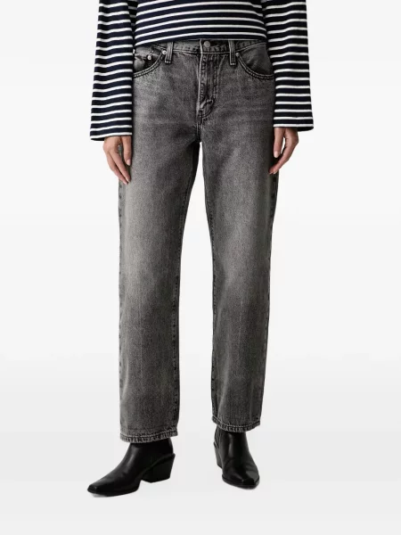 Scurt cămașă de blugi Levi's® din dantelă cu cordon gri