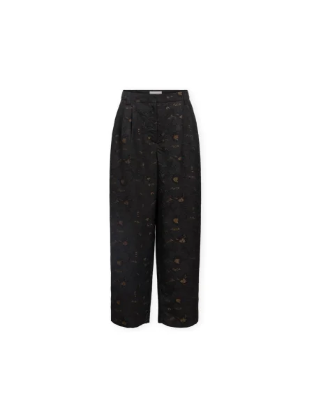 OBJECT Pantaloni cutați OBJLOVIA maro negru