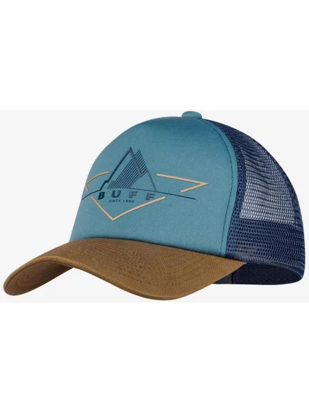 Czapka Buff Trucker Kamień Niebiesko-Niebiesko-Brązowa niebieska