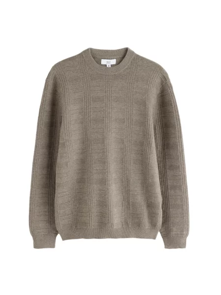 Next Pulover N. Premium taupe gri