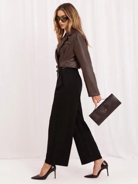 Culotte hlače Italy Moda crna