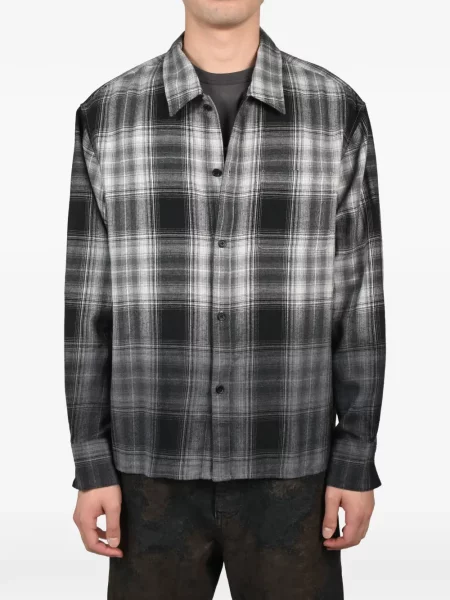 Cămașă Cedarwood de flanelă negru