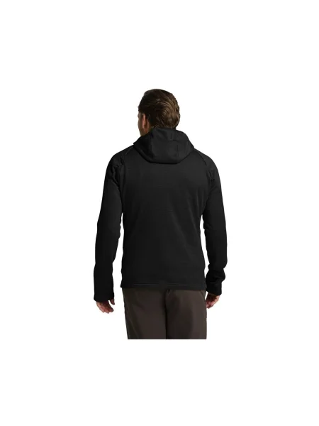 Kapucnis szvetter Jack Wolfskin fekete