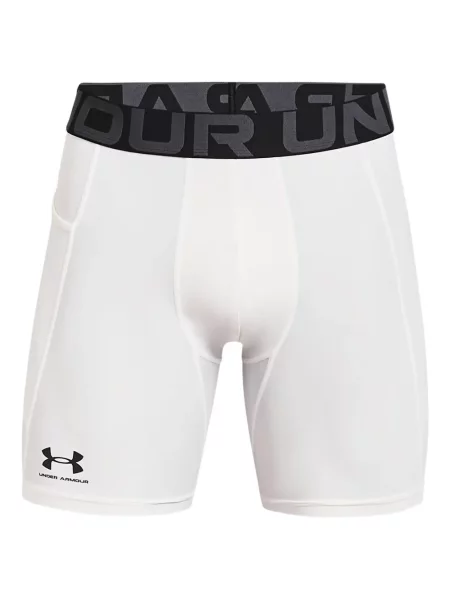 Boxeri Under Armour cu autograf alb