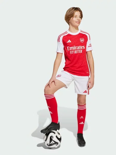 Детские спортивные шорты Adidas белые