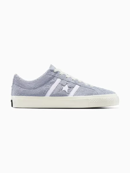 Велурени кецове Converse One Star Academy Pro лилаво синьо