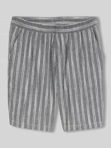 Szorty o kroju regular fit z mieszanki bawełny i lnu Tom Tailor Denim