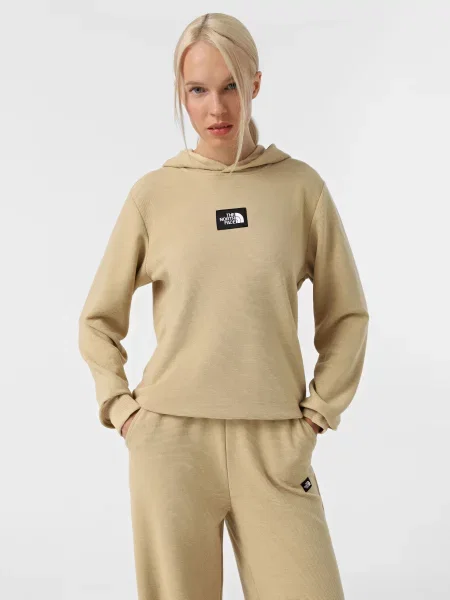 Худі The North Face Hoden бавовна/поліестер бежевий