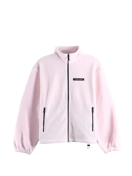Geacă Canada Goose cu autograf roz