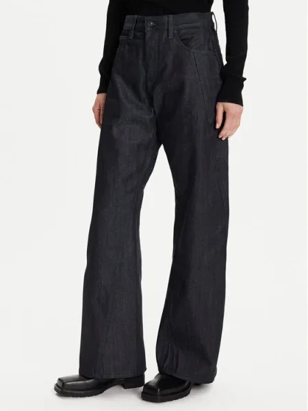 G-Star Raw Blugi Contor 3D Bleumarin Wide Leg