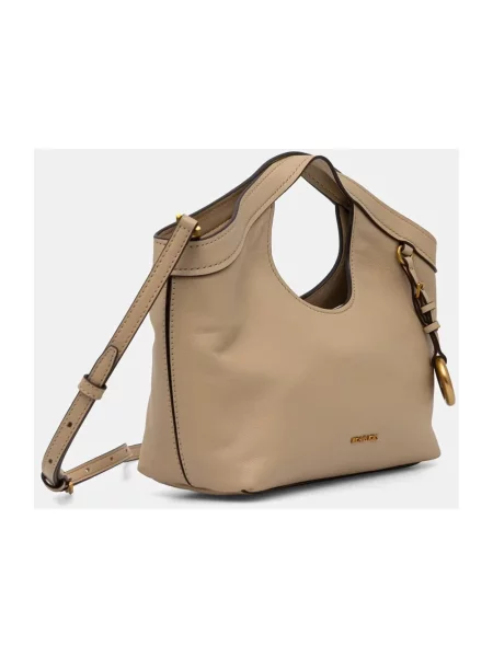 MICHAEL Michael Kors torebka crossbody skórzana Haddie beżowa
