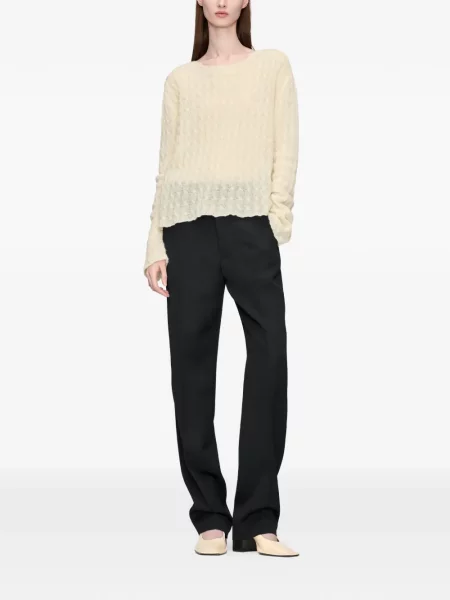 Cardigan Maison Margiela tricotate alb