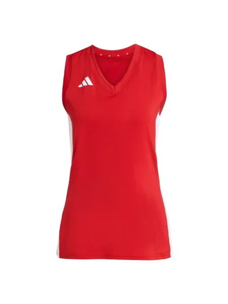 ADIDAS PERFORMANCE Sportski top Quickset crvena bijela