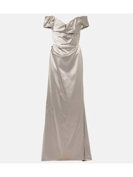 Rochie Vivienne Westwood drapată argintiu