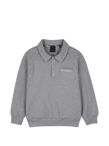 Koszulka polo dziecięca Givenchy szara