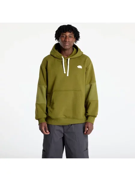 Хавлиени суичър с качулка The North Face с качулка зелено