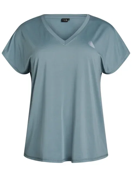 Active by Zizzi Tricou funcțional ABASIC fumuriu albastru