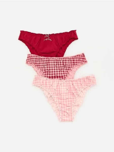 Reserved LADIES` BRIEFS MULTI červená