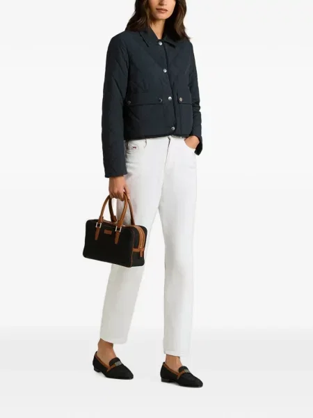 Pantofi loafer Kiton din piele albastru