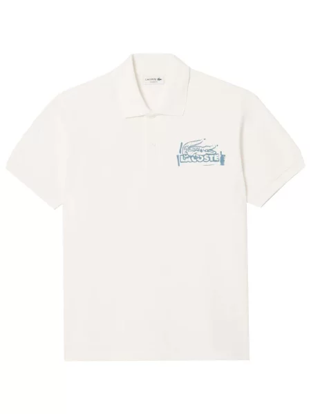 Lacoste Polo Écru bijela