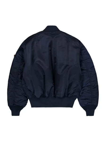 Alpha Industries kurtka granatowy przejściowa oversize niebieska