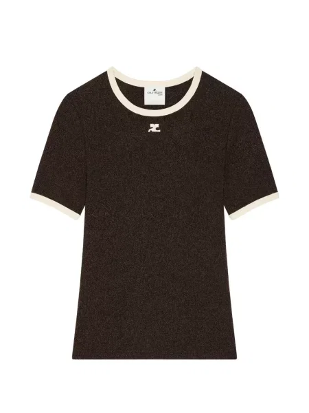 Tricou Courreges maro
