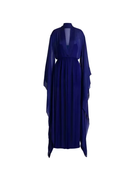 Rochie maxi Alberta Ferretti albastru