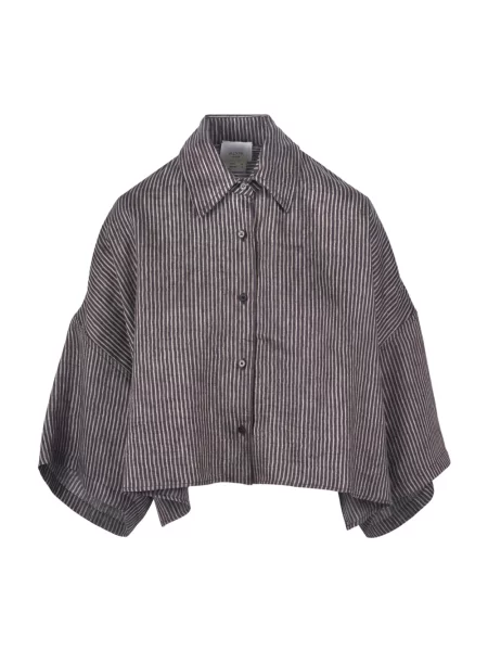 Lniana koszula z lnu Alysi w paski