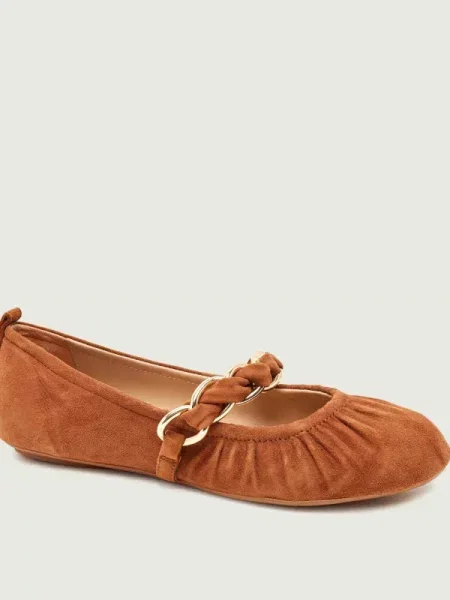 Marella Balerini MLAMATTEO | piele întoarsă maro