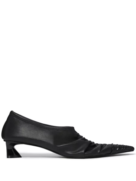 Pantofi cu toc Stella Mccartney cu volane negru