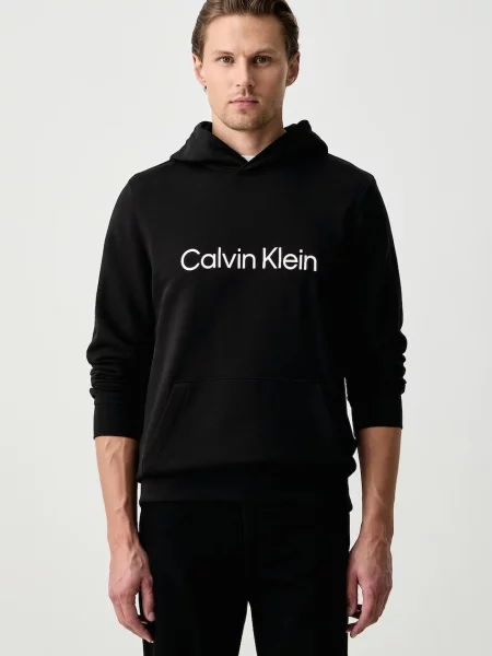 Calvin Klein hanorac cu glugă pentru bărbați din negru