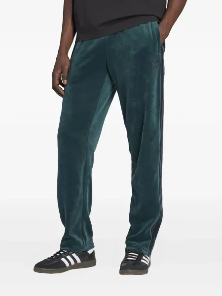 Pantaloni Adidas cu autograf alb