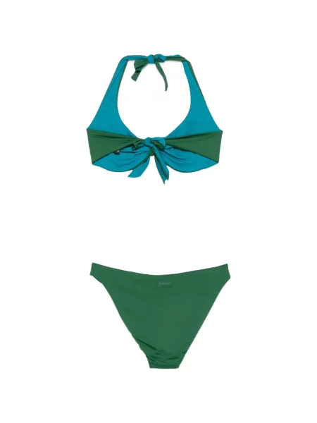 Halter nyakú bikini Fisico zöld