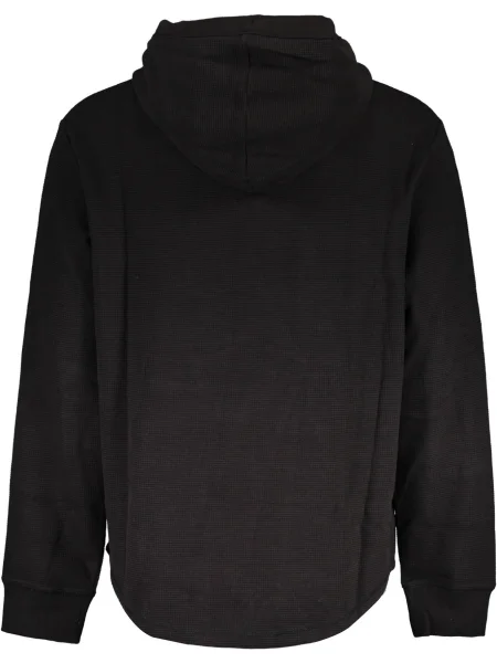Hanorac cu glugă Calvin Klein cu glugă negru